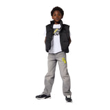 DKNY - D62774-09B - Chaleco negro acolchado impermeable con bolsillos - Unisex niños