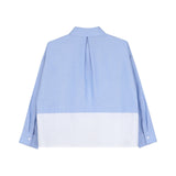 DKNY - D62781-V38 - Camisa azul de manga larga - Niña