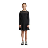 DKNY - D62799-09B - Vestido negro de manga larga - Niña