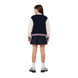 DKNY - D62800-845 - Chaqueta azul marino con bolsillos y forro - Niña