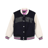 DKNY - D62800-845 - Chaqueta azul marino con bolsillos y forro - Niña