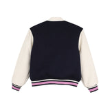 DKNY - D62800-845 - Chaqueta azul marino con bolsillos y forro - Niña