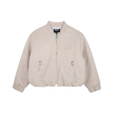 DKNY - D62804-C10 - Cazadora beige con bolsillos - Niña