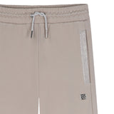 DKNY - D62887-275 - Pantalones beige de pierna ancha con cintura elástica ajustable - Niña