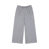 DKNY - D62888-A32 - Pantalones grises de felpa francesa con cintura ajustable y bolsillos - Niña