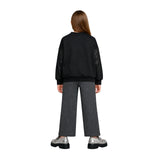 DKNY - D62906-09B - Sudadera negra de tejido milano - Niña