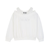 DKNY - D62909-117 - Camiseta blanca 2 en 1 - Niña