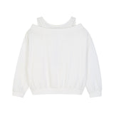 DKNY - D62909-117 - Camiseta blanca 2 en 1 - Niña