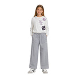 DKNY - D62911-117 - Camiseta blanca de manga larga - Niña