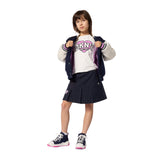 DKNY - D62915-117 - Camiseta blanca de manga corta - Niña