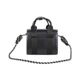 DKNY - D62932-09B - Bolso negro de mano con bandolera de quita y pon (14,5x17,5x7 cm.)