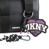 DKNY - D62932-09B - Bolso negro de mano con bandolera de quita y pon (14,5x17,5x7 cm.)