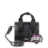DKNY - D62932-09B - Bolso negro de mano con bandolera de quita y pon (14,5x17,5x7 cm.)