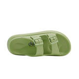 Duuo - Eva Curvi 04 D891004 - Sandalias verdes - Unisex adultos