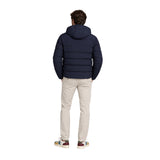 Silbon - FW261010102504 - Abrigo técnico azul marino con capucha y bolsillos laterales - Hombre