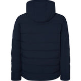 Silbon - FW261010102504 - Abrigo técnico azul marino con capucha y bolsillos laterales - Hombre