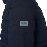 Silbon - FW261010102504 - Abrigo técnico azul marino con capucha y bolsillos laterales - Hombre