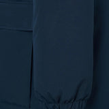 Silbon - FW261010302241 - Anorak azul marino con bolsillos y capucha y cierre frontal oculto - Hombre