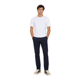 Silbon - FW261010401275 - Camiseta blanca 100% algodón de manga corta con logo bordado - Hombre