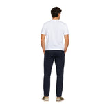 Silbon - FW261010401275 - Camiseta blanca 100% algodón de manga corta con logo bordado - Hombre