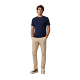 Silbon - FW261010402266 - Camiseta 100% algodón azul marino de manga corta - Hombre