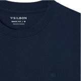 Silbon - FW261010402266 - Camiseta 100% algodón azul marino de manga corta - Hombre