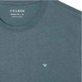 Silbon - FW261010403261 - Camiseta verde oscuro 100% algodón de manga corta - Hombre