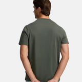 Silbon - FW261010403273 - Camiseta 100% algodón verde caqui de manga corta - Hombre