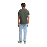 Silbon - FW261010403273 - Camiseta 100% algodón verde caqui de manga corta - Hombre