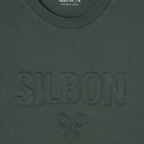 Silbon - FW261010403273 - Camiseta 100% algodón verde caqui de manga corta - Hombre