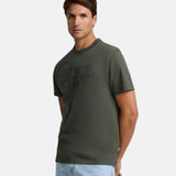 Silbon - FW261010403273 - Camiseta 100% algodón verde caqui de manga corta - Hombre