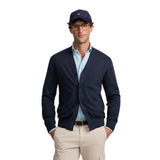 Silbon - FW261010702160 - Cárdigan clásico azul marino de algodón y cashmere - Hombre