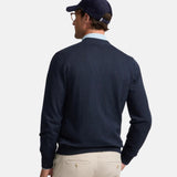 Silbon - FW261010702160 - Cárdigan clásico azul marino de algodón y cashmere - Hombre