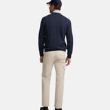 Silbon - FW261010702160 - Cárdigan clásico azul marino de algodón y cashmere - Hombre
