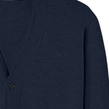 Silbon - FW261010702160 - Cárdigan clásico azul marino de algodón y cashmere - Hombre
