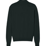 Silbon - FW261010703161 - Cárdigan clásico verde oscuro de algodón y cashmere - Hombre