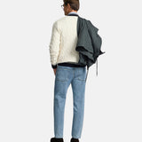 Silbon - FW261010902044 - Pantalones vaqueros azules de corte recto con 2% de elastano - Hombre