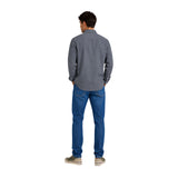 Silbon - FW261010902045 - Pantalones vaqueros azul oscuro de corte recto con 2% de elastano - Hombre
