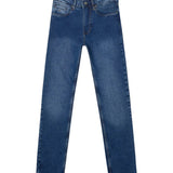 Silbon - FW261010902045 - Pantalones vaqueros azul oscuro de corte recto con 2% de elastano - Hombre
