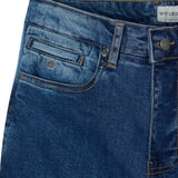 Silbon - FW261010902045 - Pantalones vaqueros azul oscuro de corte recto con 2% de elastano - Hombre