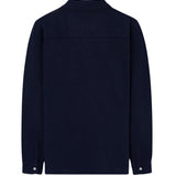 Silbon - FW261011002415 - Polo azul marino 100% algodón de manga larga con logo bordado a contraste - Hombre