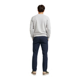 Silbon - FW261011111374 - Sudadera gris clásica 100% algodón con logo en relieve - Hombre