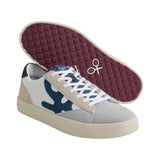 Silbon - Classy 09 FW261011601617 - Sneakers blancas de piel con empeine de serraje - Hombre
