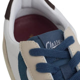 Silbon - Classy 09 FW261011601617 - Sneakers blancas de piel con empeine de serraje - Hombre