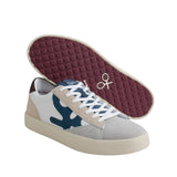 Silbon - Classy 09 FW261011601617 - Sneakers blancas de piel con empeine de serraje - Hombre