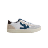Silbon - Classy 09 FW261011601617 - Sneakers blancas de piel con empeine de serraje - Hombre