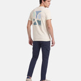 Silbon - FW261020402291 - Camiseta color crema 100% algodón de manga corta - Hombre