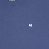 Silbon - FW261020402294 - Camiseta 100% algodón azul de manga corta con gráfico en la espalda - Hombre