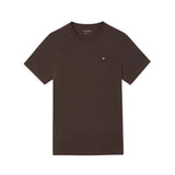 Silbon - FW261020409298 - Camiseta marrón de manga corta 100% algodón con dibujo en la espalda - Hombre