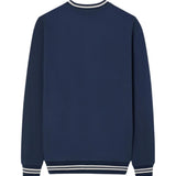 Silbon - FW261021102196 - Sudadera azul marino 100% algodón con puños y bajos acanalados - Hombre